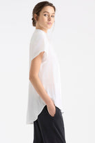 Mela Purdie Stand Shirt | White - Silvermaple Boutique