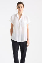 Mela Purdie Stand Shirt | White - Silvermaple Boutique