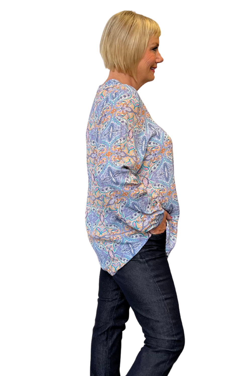 Silvermaple Boutique Allegra Shirt | Paisley Purple Multi _Silvermaple Boutique 