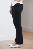 Mela Purdie Mela Purdie Straight Pant Microprene | Black 