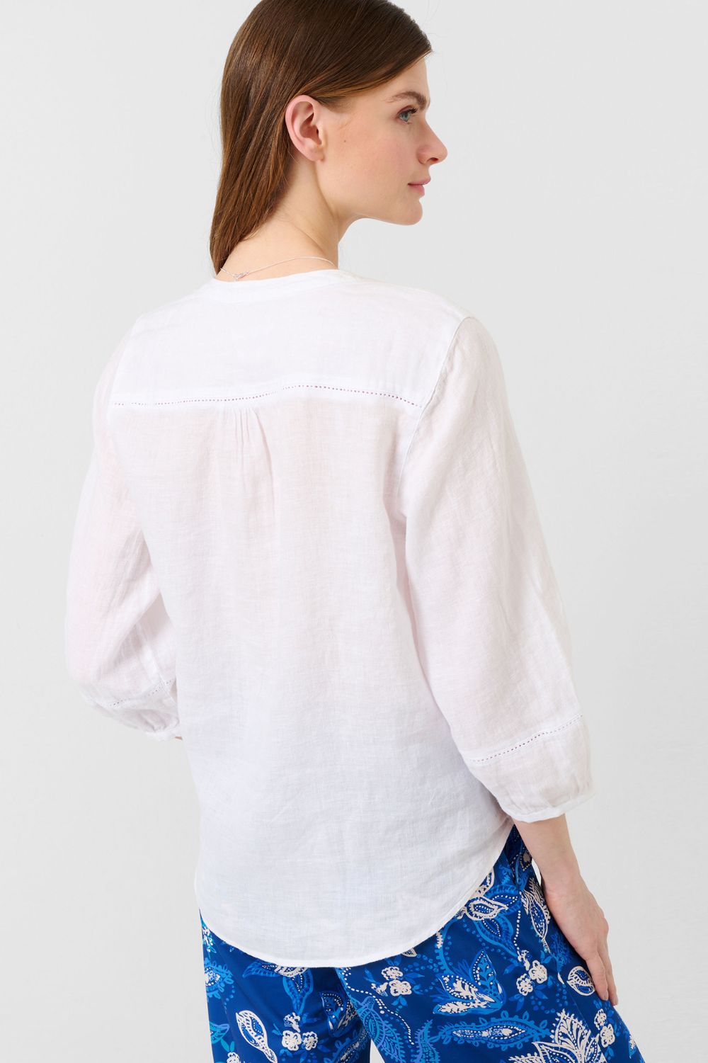 Brax Velia Blouse | White_Silvermaple boutique