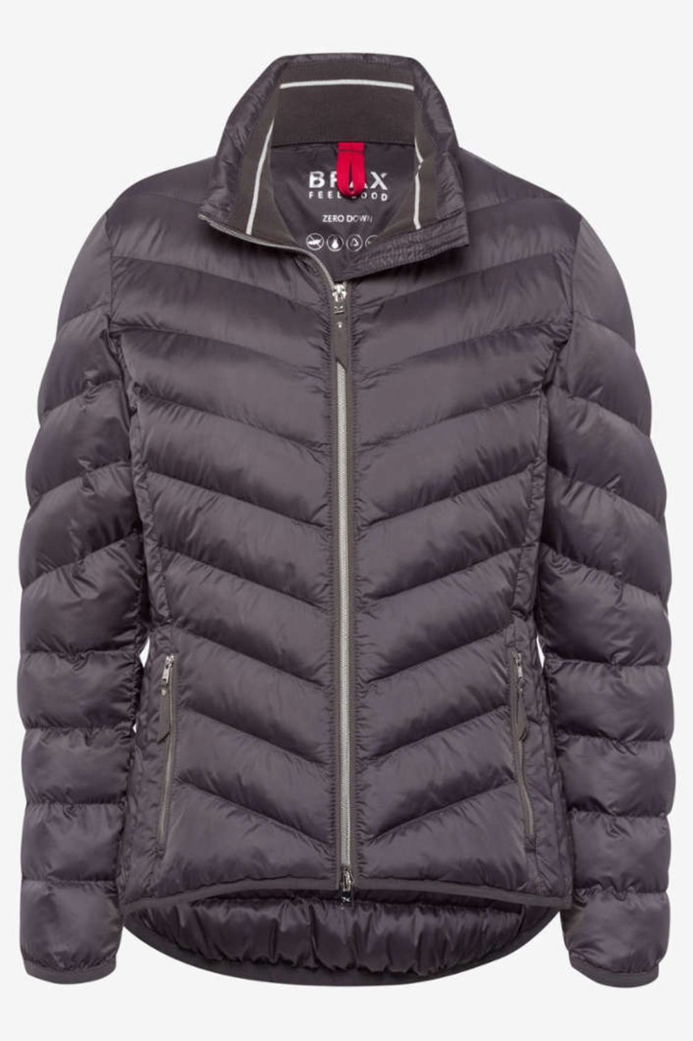 Brax Bern Quilted Jacket | Grey_Silvermaple Boutique