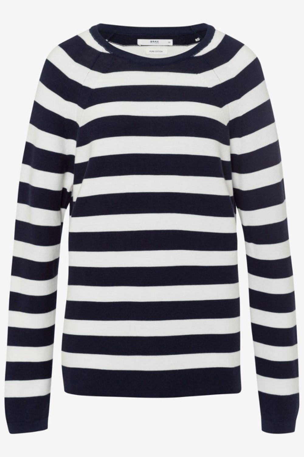 Brax Lesley Stripe Pullover | Indigo_Silvermaple Boutique