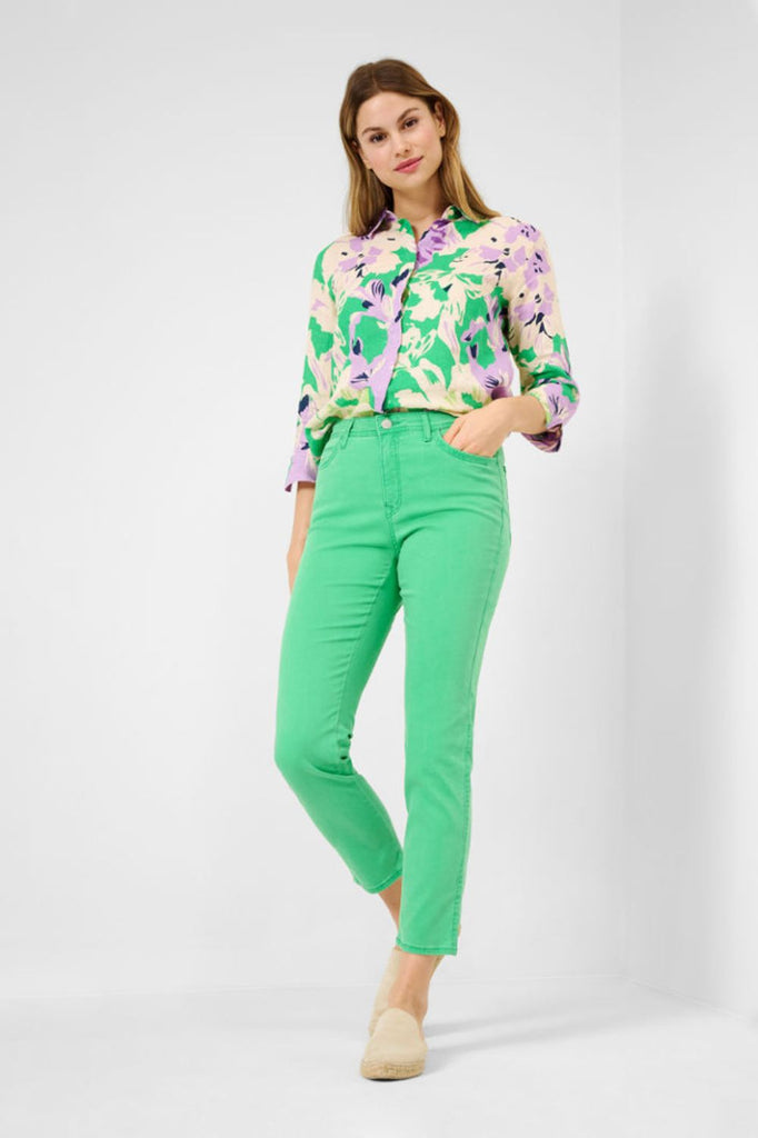 Brax Mary S Pant | Apple Green_Silvermaple Boutique