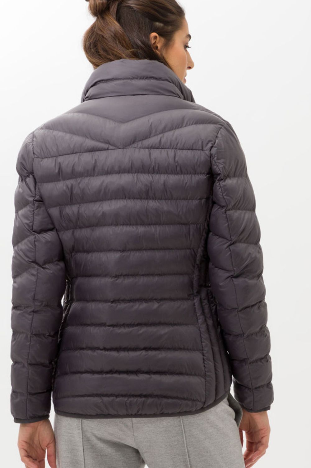 Brax Bern Quilted Jacket | Grey_Silvermaple Boutique