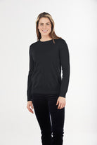 Essential Crew Neck Pullover | Black_Silvermaple Boutique