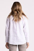 Silvermaple Collection - Carrie Linen V-Neck Top | White - Top - Silvermaple Boutique 