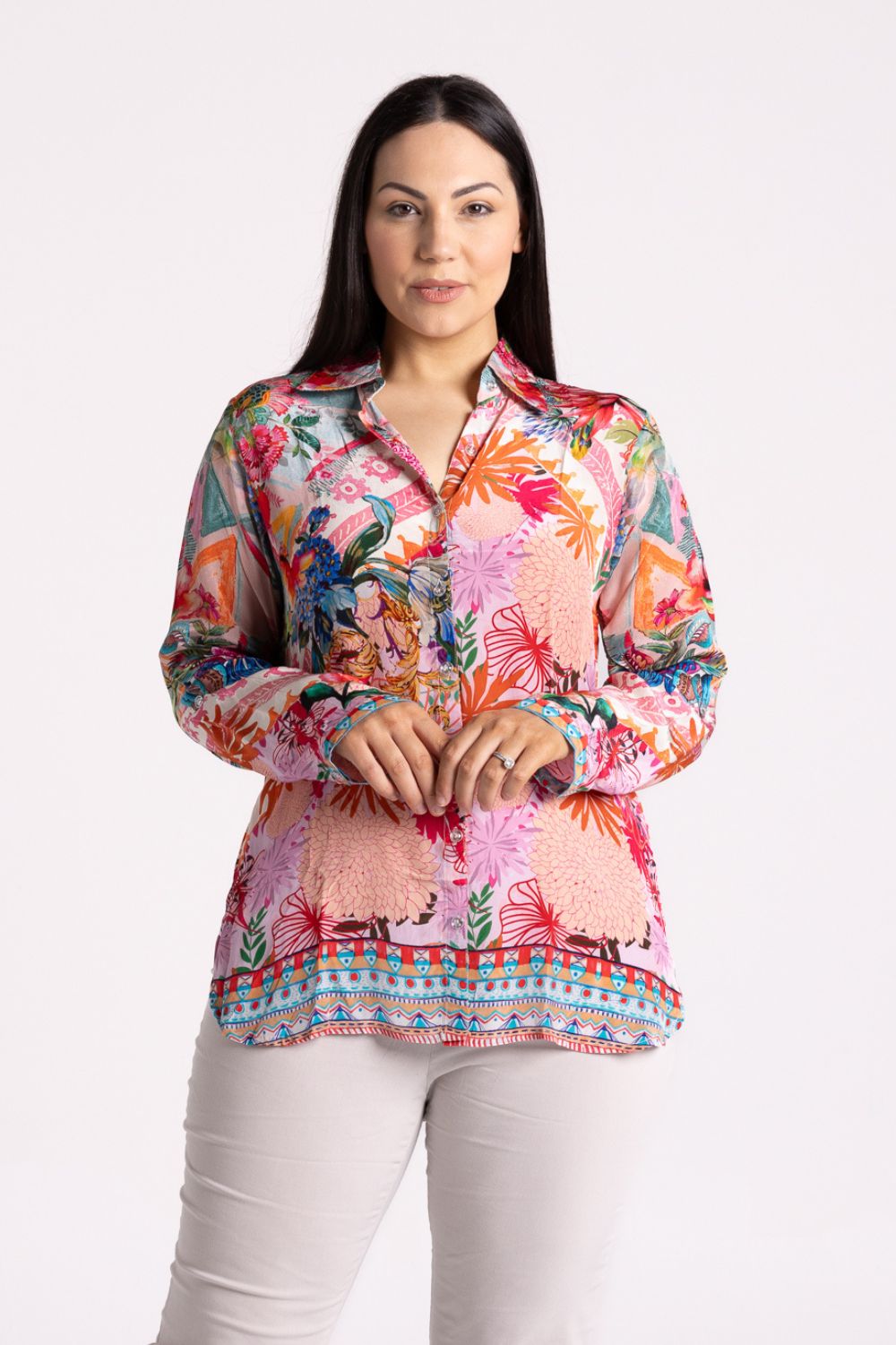 Silvermaple Collection Claire Shirt | Pink Blossom_Silvermaple Boutique