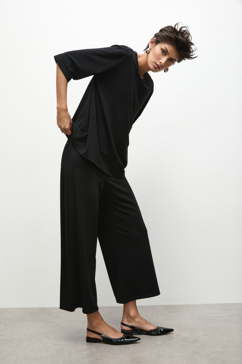 Mela Purdie Pre Order Crop Palazzo | Black_Silvermaple Boutique