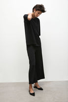 Mela Purdie Pre Order Crop Palazzo | Black_Silvermaple Boutique