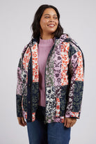 Elm Lifestyle Linear Floral Raincoat | Floral Print_Silvermaple Boutique