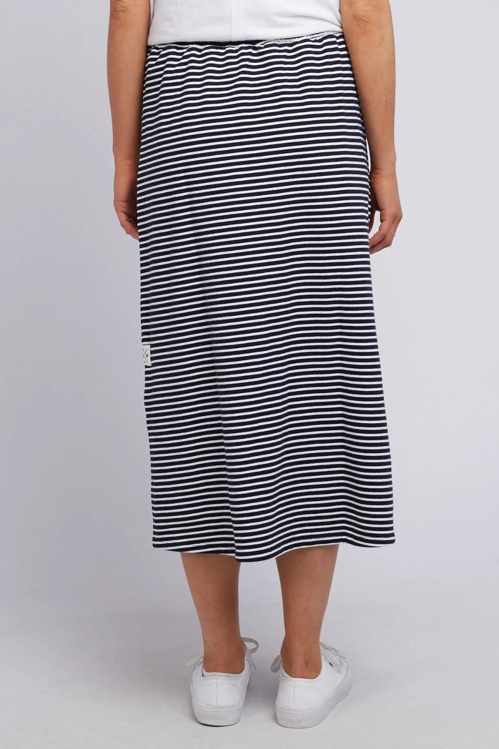 Elm Lifestyle Travel Skirt | Navy & White Stripe_Silvermaple Boutique