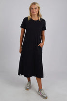 Elm Lifestyle Adira Dress | Black_Silvermaple Boutique