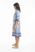 Fashion Express Emma Layered Dress | Print_Silvermaple Boutique