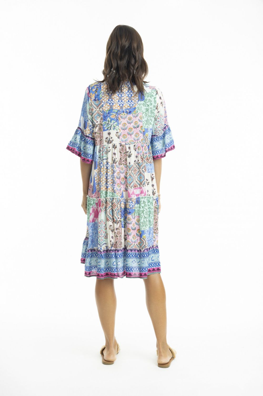 Fashion Express Emma Layered Dress | Print_Silvermaple Boutique