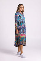 Silvermaple Collection Erin V-Neck Dress | Paisley Tide_Silvermaple Boutique