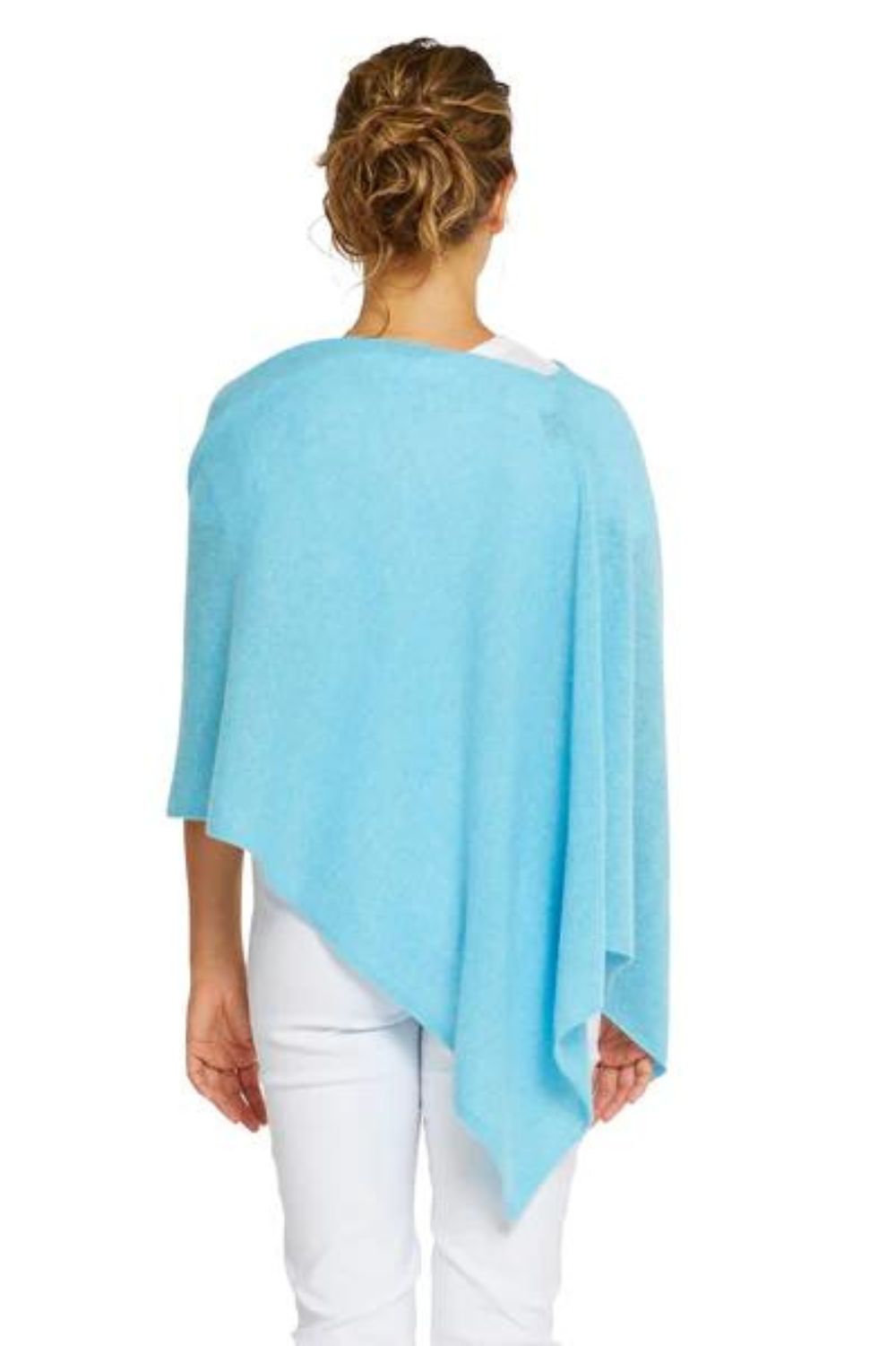 Esperance & Co Cashmere Topper | Bahama Blue_Silvermaple Boutique