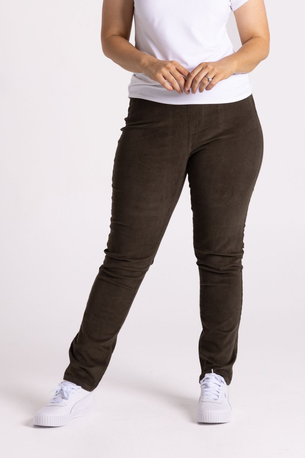 Silvermaple Boutique Eva Cord Pant | Walnut_Silvermaple Boutique