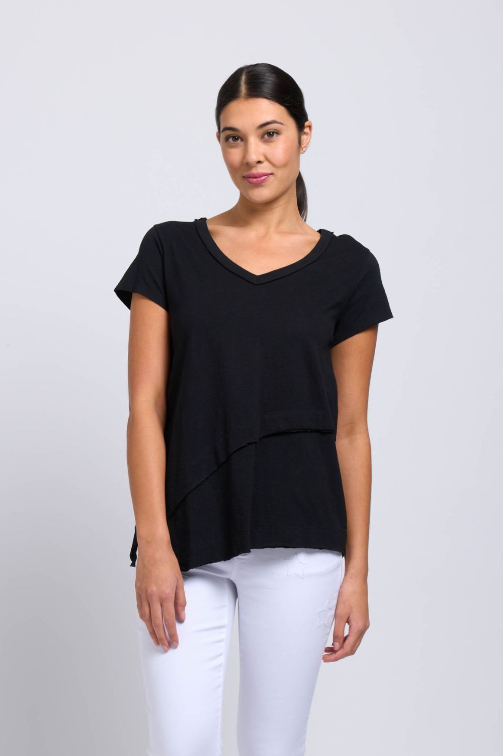 FOIL Best Angle Tee | Black_Silvermaple Boutique