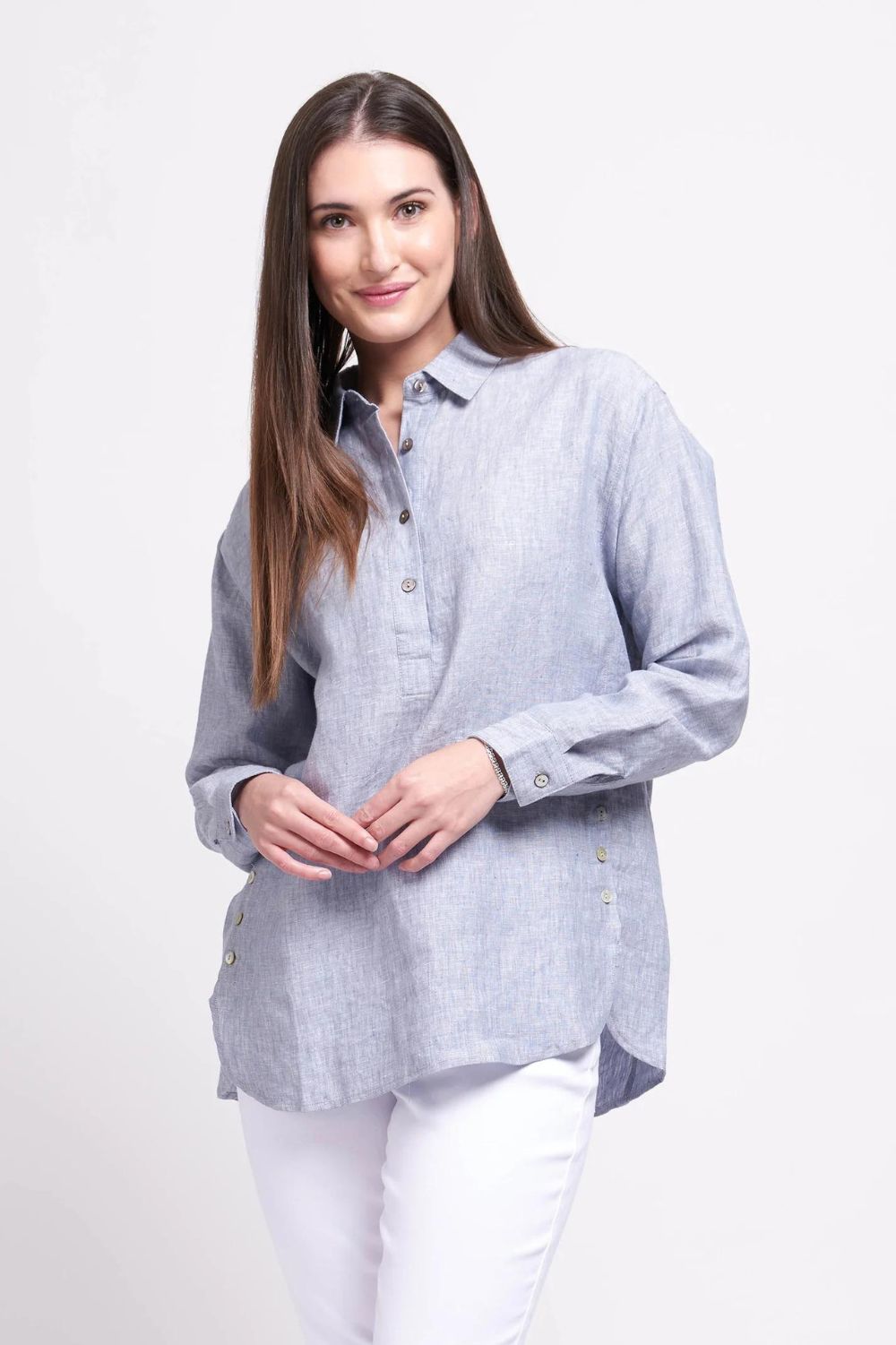 Foil Clothing High Roller Shirt | Chambray_Silvermaple Boutique