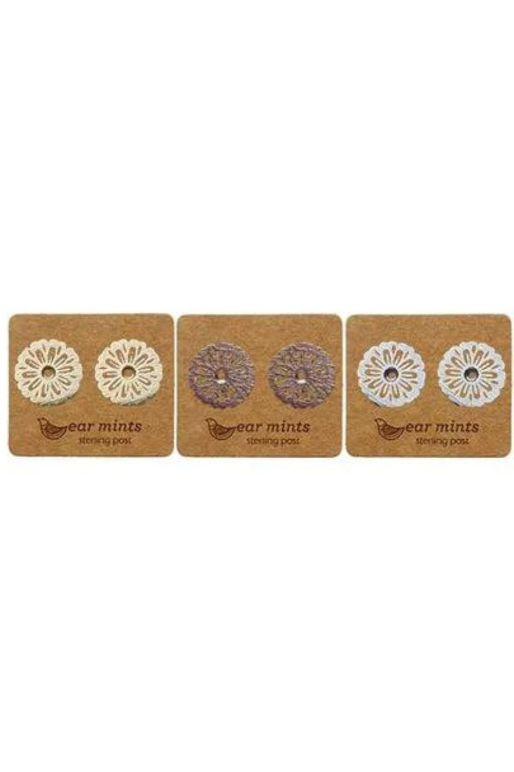 Fabienne Filigree Flower Stud _Silvermaple Boutique