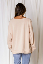 Shine Bright Diamond Sweat | Taupe - Silvermaple Boutique