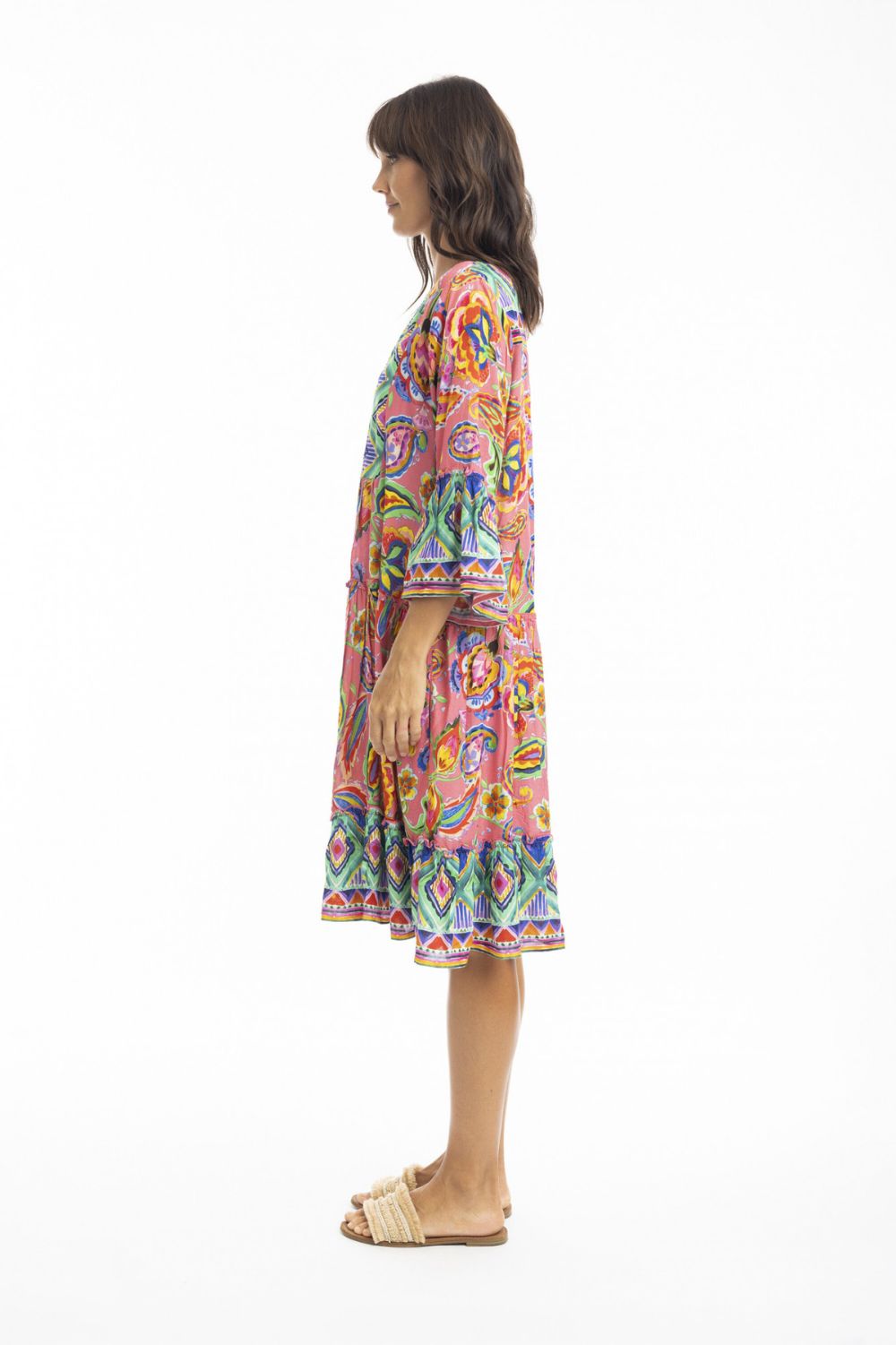 Fashion Express Gabriella Layered Dress | Pink_Silvermaple Boutique