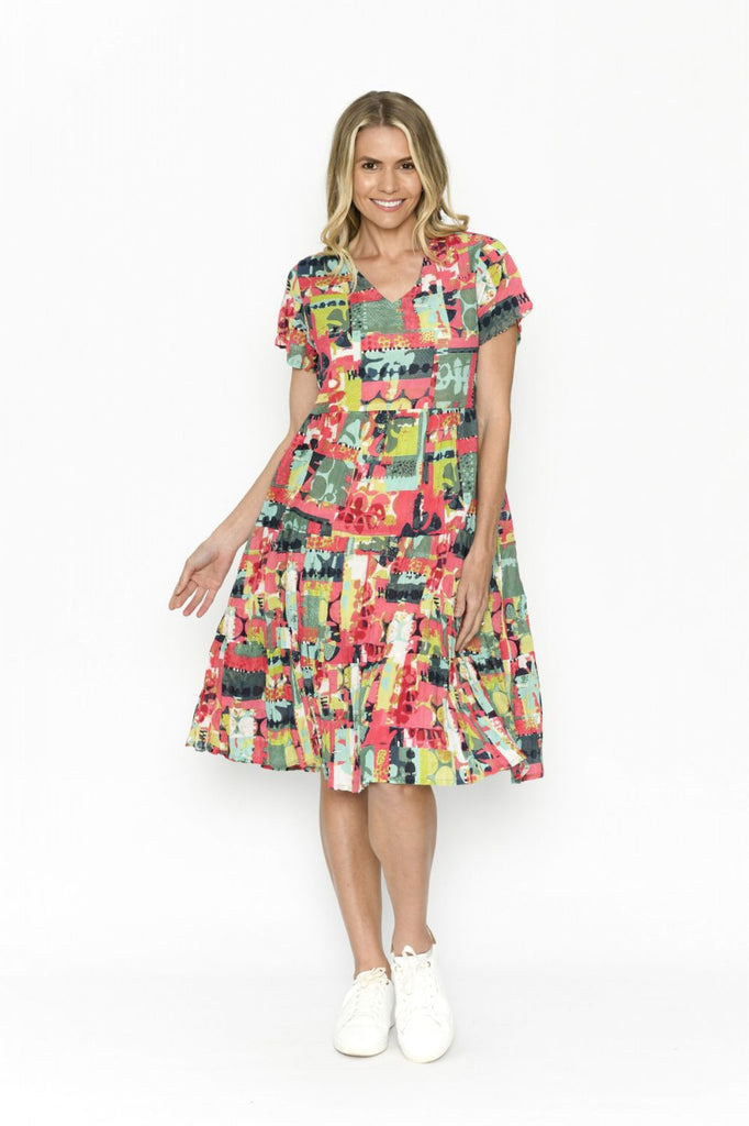 Fashion Express Thalia Tiered Dress | Pop Patch_Silvermaple Boutique