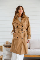 Fashion Express Judy Trench Coat | Camel_Silvermaple Boutique