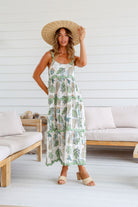 Fashion Express Spring Time Maxi Dress | Sage Leaf_Silvermaple Boutique