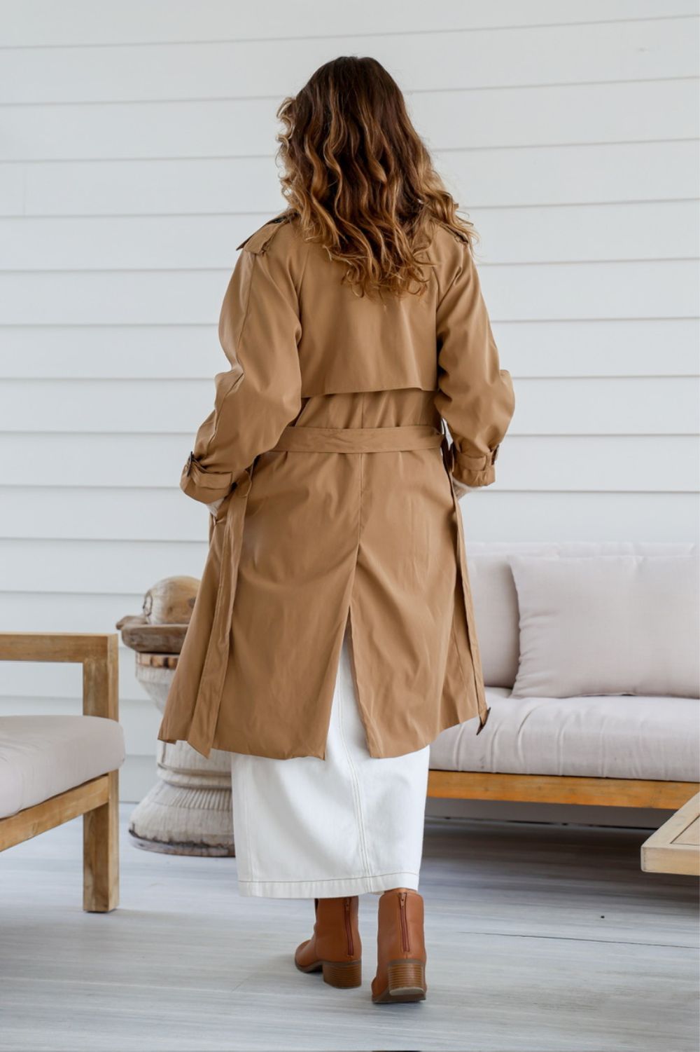 Fashion Express Judy Trench Coat | Camel_Silvermaple Boutique