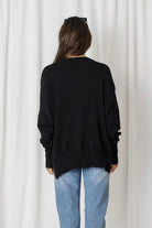 Fashion Express Aspen Slouchy Knit | Black_Silvermaple Boutique