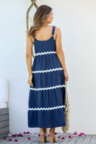 Fashion Express Stacey Maxi Dress | Indigo/White_Silvermaple Boutique