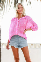 Fashion Express Berlin Spot Shirt | Pink_Silvermaple Boutique