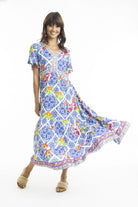 Fashion Express Lilah Maxi Dress | Amalfi Blue_Silvermaple Boutique