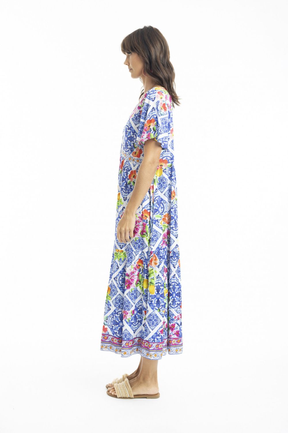 Fashion Express Lilah Maxi Dress | Amalfi Blue_Silvermaple Boutique