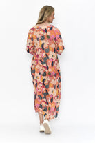 Fashion Express Melina Maxi Dress | Orange Floral _Silvermaple Boutique