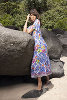 Fashion Express Lilah Maxi Dress | Amalfi Blue_Silvermaple Boutique