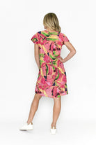 Fashion Express Nicola Dress | Abstract Pink_Silvermaple Boutique