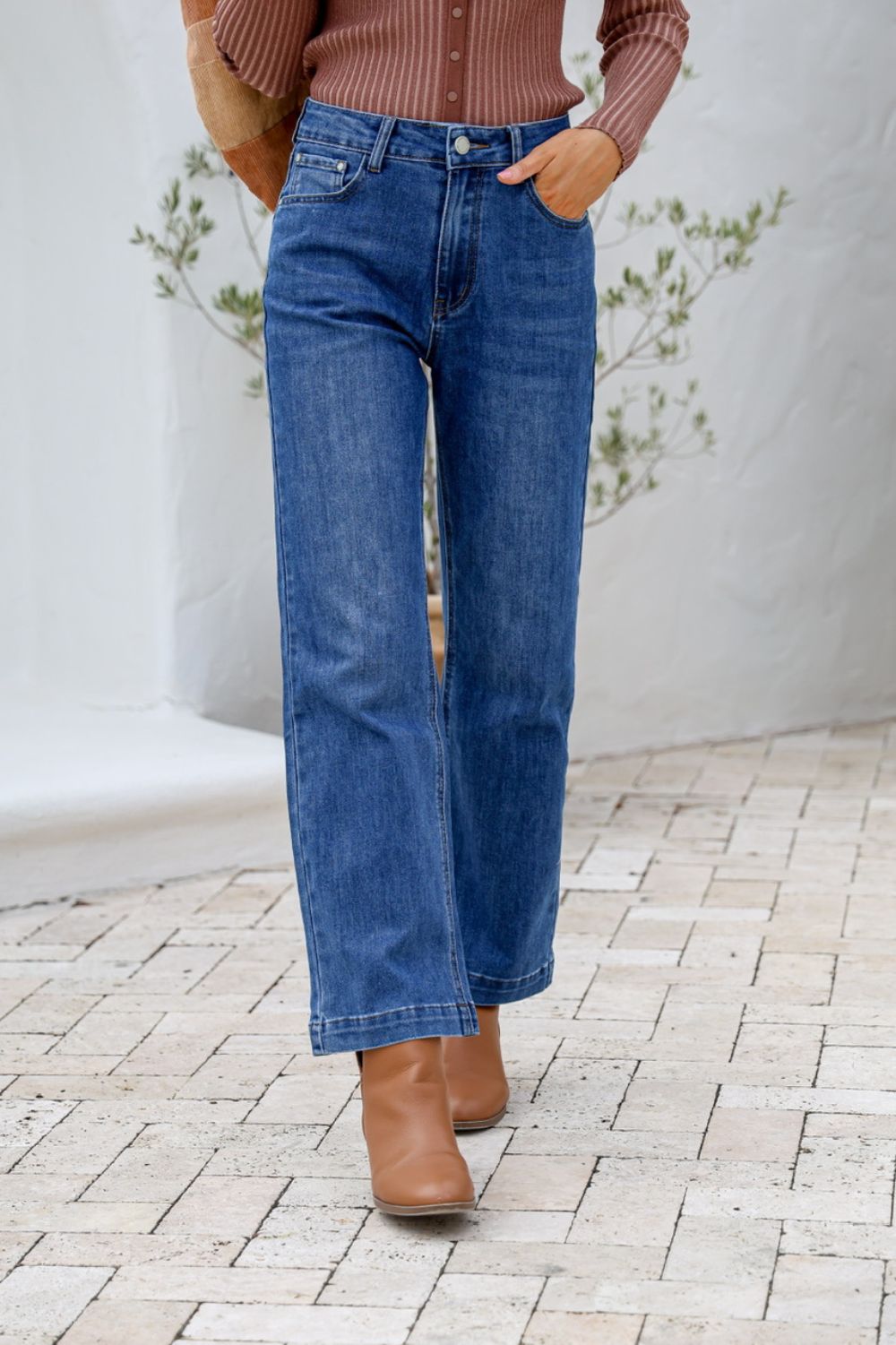 Fashion Express Calista Wide Leg Jeans | Mid Wash_Silvermaple Boutique