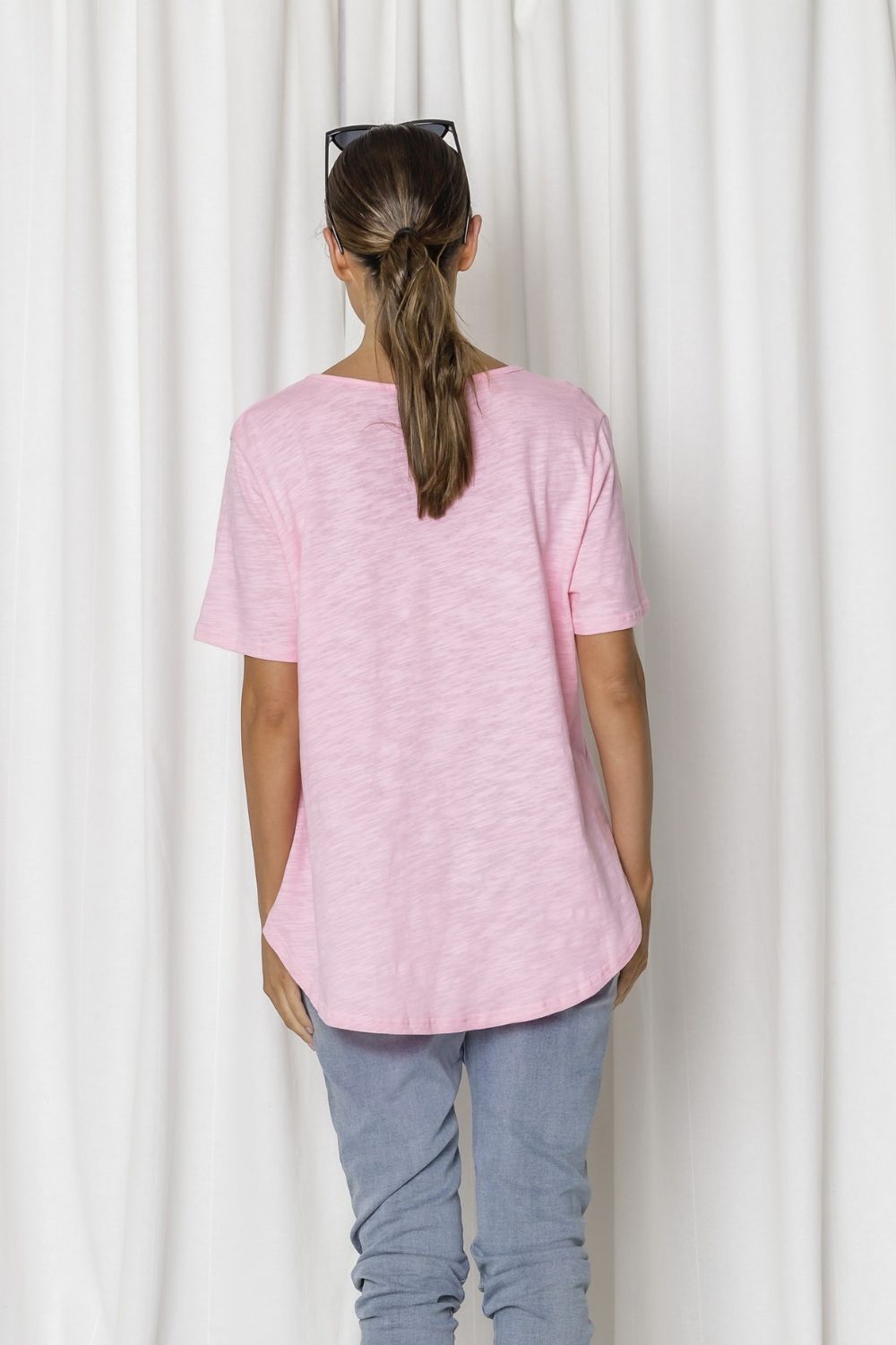 Fashion Express Harley Steer Tee | Pink_Silvermaple Boutique