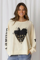 Fashion Express Amour Heart Sweat | Butter_Silvermaple Boutique