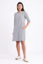  FOIL Oh Buoy Dress | Breton Stripe_Silvermaple Boutique