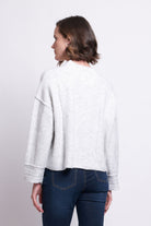 FOIL Tread Softly Sweater | Silver_Silvermaple Boutique