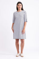  FOIL Oh Buoy Dress | Breton Stripe_Silvermaple Boutique