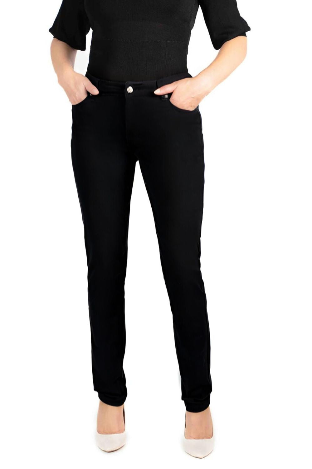 Gabriella Frattini Phoenix Pants | Black_Silvermaple Boutique