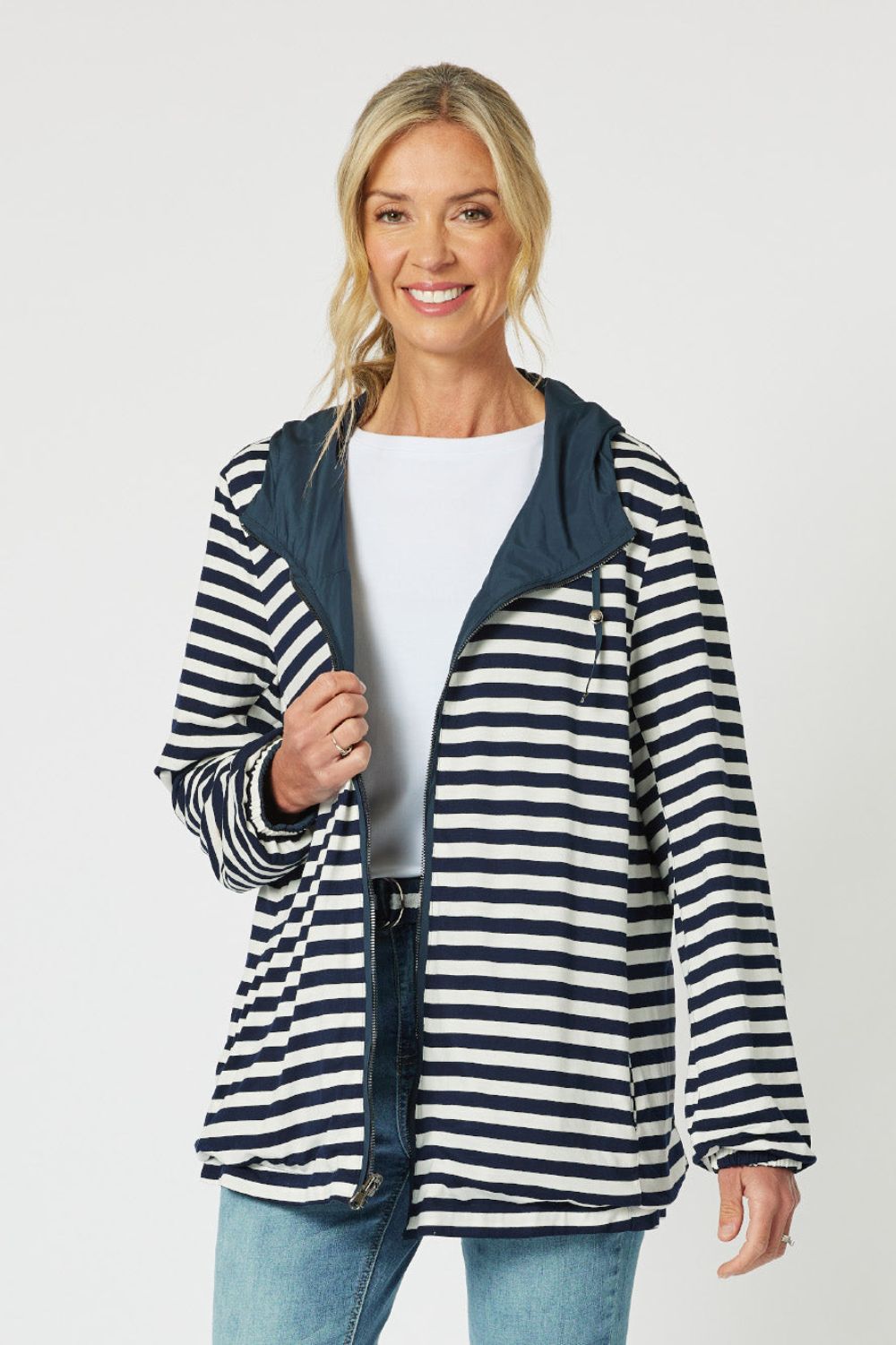 Gordon Smith Harbour Reversible Jacket | Navy_Silvermaple Boutique