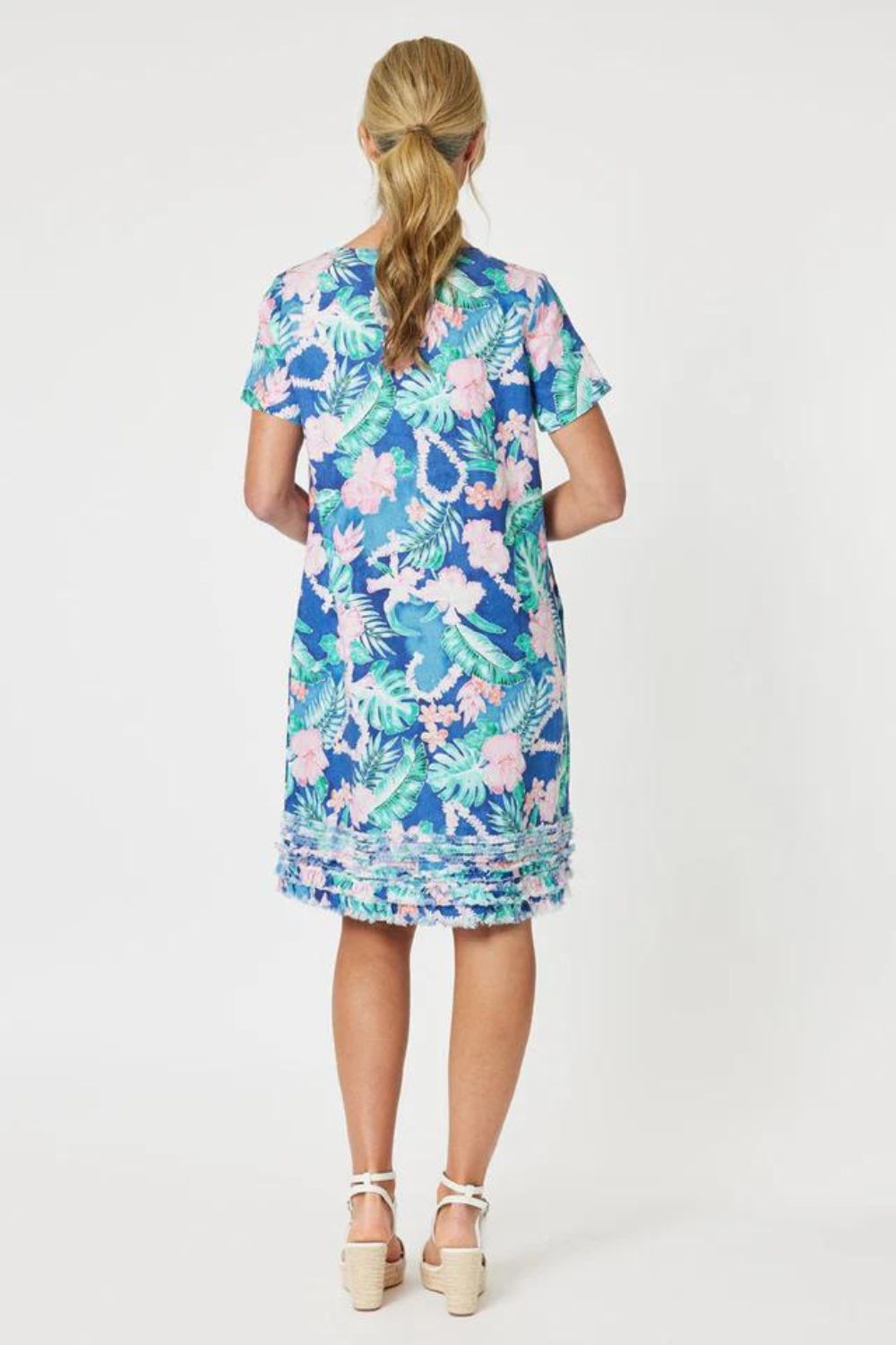 Gordon Smith Santa Monica Frilled Hem Dress | Multi_silvermaple boutique