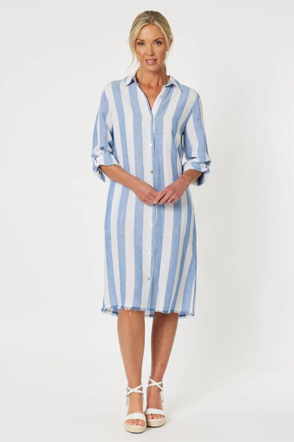 Gordon Smith Hamptons Stripe Dress | Blue_Silvermaple boutique