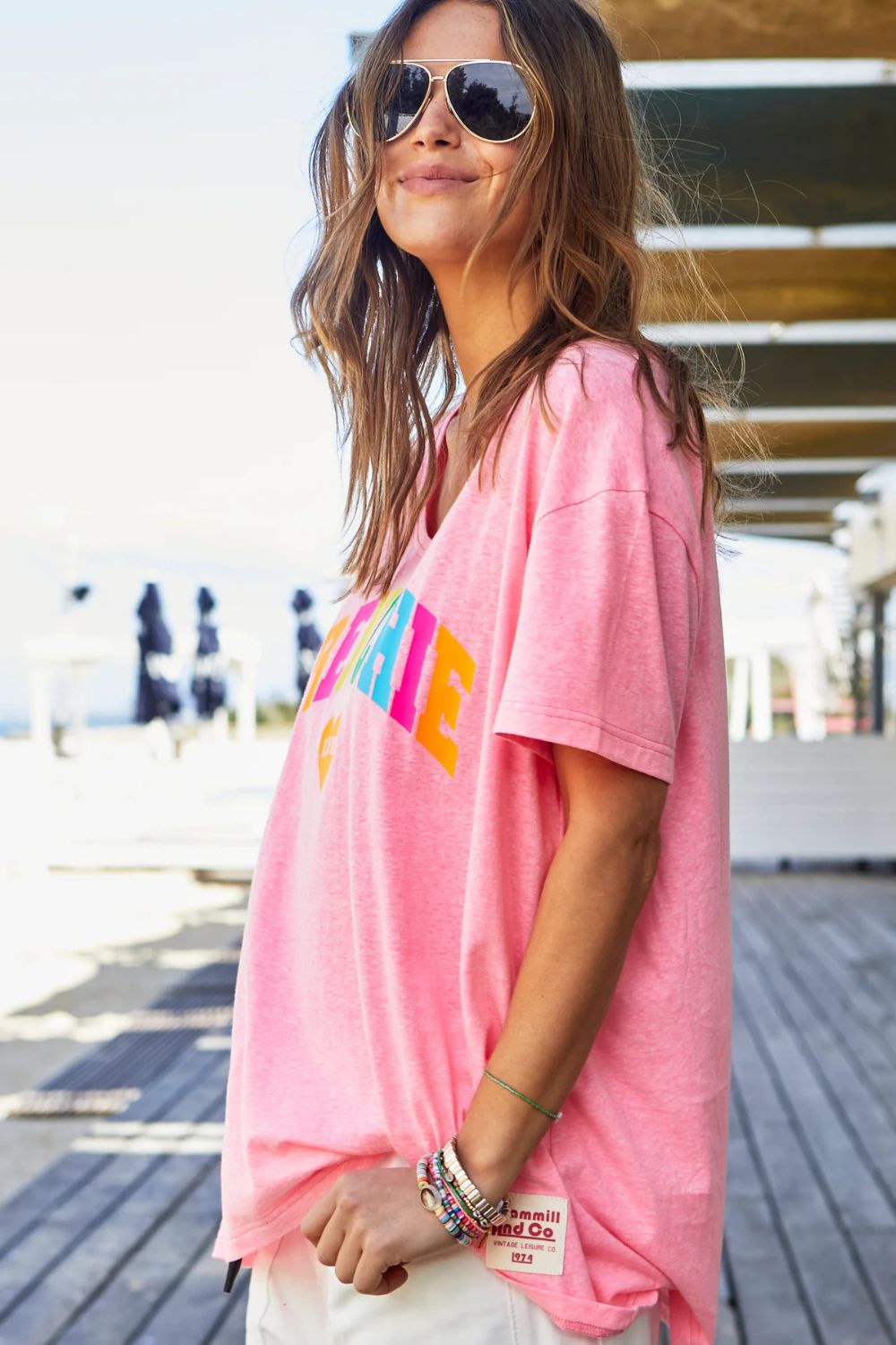 Hammill & Co Frenchie Tee | Hot Pink_Silvermaple Boutique